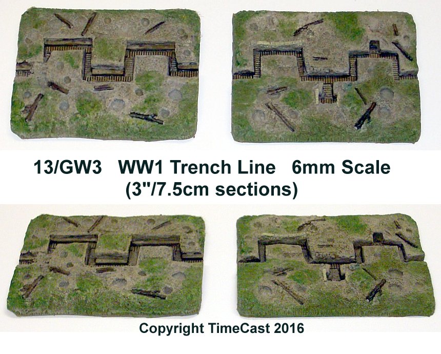 6mm World War One Trenches