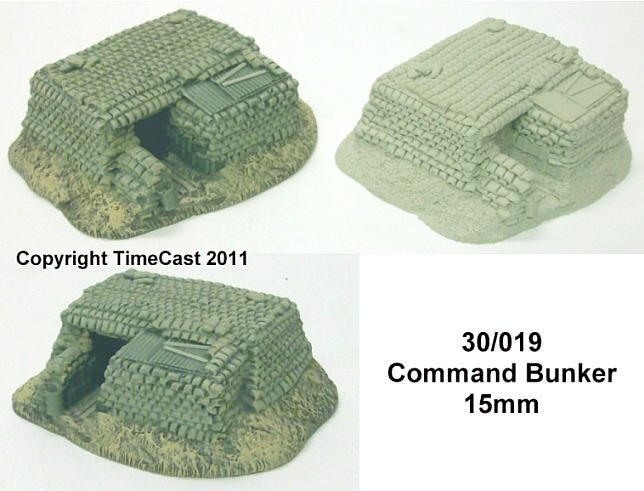 Reinforced Sandbag Command Bunker (15mm)