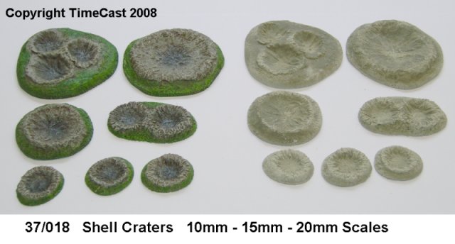 Shell Holes & Bomb Craters (10 & 15mm)