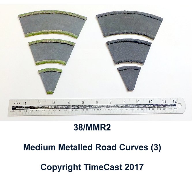 Medium Metalled Road Curved Sections
